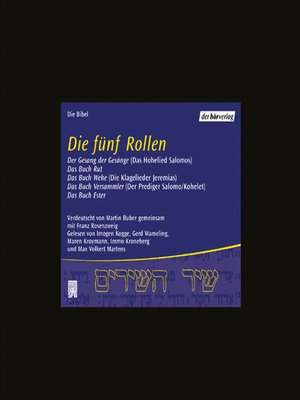 cover image of Die fünf Rollen